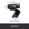 Logitech C920 HD Pro Webcam, Full HD 1080p/30fps Video Calling, Clear Stereo Audio, HD Light Correction, Works with Skype, Zoom, FaceTime, Hangouts, PC/Mac/Laptop/MacBook/Tablet - Black