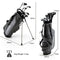 Costway Men's Complete Golf Clubs Package Set 10 Pieces, Includes 460cc Alloy Driver, 3# Fairway Wood, 4# Hybrid, 6#, 7#, 8#, 9# & P Irons, Free Putter, Stand Bag, Regular Flex, Golf Clubs (Gray)