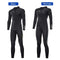 ZCCO 3mm Neoprene Wetsuits, Front Zip Full Body Men and Women Diving Suit, one Piece for Snorkeling, Scuba Diving Swimming, Surfing