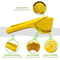 EastLink Lemon Juicer Squeezer Manual, Max Juice Extraction Lime Squeezer, Easy-to-Use Flat with Leverage to Reduce Effort, Hand Citrus Built-in Strainer, Yellow (NMZZJ1P-516)