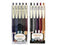 Zebra Sarasa Clip 0.5 Retractable Gel Ink Pen, Rubber Grip, 0.5 mm, Vintage Colors, 10 Color Bundle (JJ15-5C-VI2+JJ15-5C-VI2)