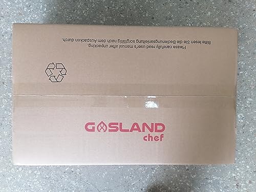 Gasland Chef GH30BF 30cm Built-in 2 Burners Gas Hob, Black Tempered Glass Gas Cooktop, NG/LPG Convertible
