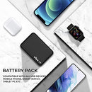 Vida IT 2-Pack Mini Power Bank for Heated Vest Jacket Coat 5V 2A USB Battery Pack Small Portable Charger for iPhone 7 8 11 Samsung Galaxy S7 S8 S9 Google Pixel Android Mobile Phone 5000mAh Powerbank