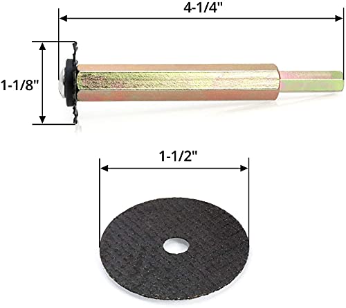 Metal Inside Internal Plastic Pipe Cutter Plumbing Tool with Grinding Steel Wheels Replacement