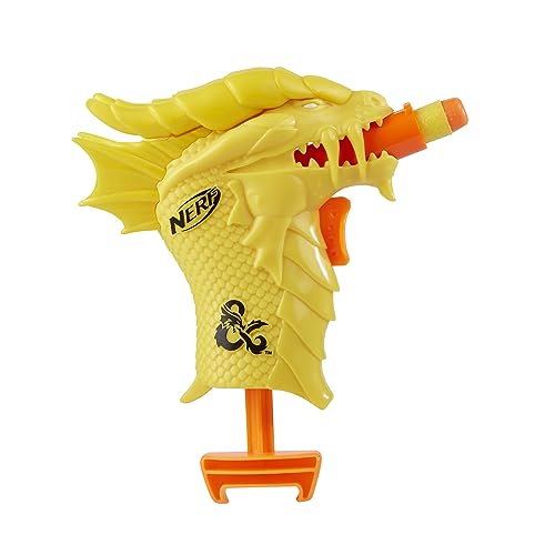 NERF MicroShots Dungeons & Dragons Palarandusk Blaster, 2 Elite 2.0 Darts, Kids Outdoor Games, D&D Blaster Toys for Ages 8 and Up
