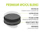 Slipstick Premium Wool Blended Felt Furniture Pads / Chair Floor Protectors (1 Inch Round) Includes 200 Grey Felt Chair Leg Pads with Super Bond Self-Stick Adhesive, Gray
