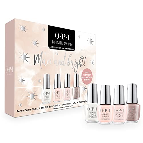 OPI Mani and Bright! IS Quad (Funny Bunny, Bubble Bath, Sweet Heart, Tickle My France-y)