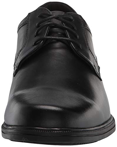 ROCKPORT Men's Robinsyn Waterproof Plain Toe Oxford, Black, 9 US