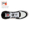 Avia 821 High Top Sneakers for Men, Indoor or Outdoor Mens Basketball Shoes, Size 7 to 16 Retro High Top Shoes Men or Women, Black/Red/White Trim, 12.5 Women/11 Men