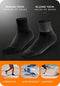 CAPAS 2mm Neoprene Waterproof Socks, Water Shoes Beach Volleyball Sand Proof Socks, Wetsuit Snorkel Socks Keep Warm for Men Women