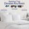 (Full/Queen, Navy/Sleet) - Sleep Restoration Goose Down Alternative Comforter - Reversible - All Season Hotel Quality Luxury Hypoallergenic Comforter -Full/Queen - Navy/Sleet