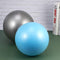 BESPORTBLE 2PCS Yoga Exercise Ball Non-Slip Inflatable Exercise Ball Anti-Burst Ball for Home Gym Balance Stability Pilates 15-35CM(Silver+Blue)