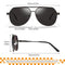Cyxus Polarized Sunglasses for Men Women Classic Mirrored Lens UV Protection (Black)