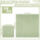 200 Pieces Cocktail Napkins Disposable Paper Napkins Dinner Napkins 2 Ply Beverage Napkin for Birthday Graduation Holiday Party Restaurant Bar Picnic (Sage Green)