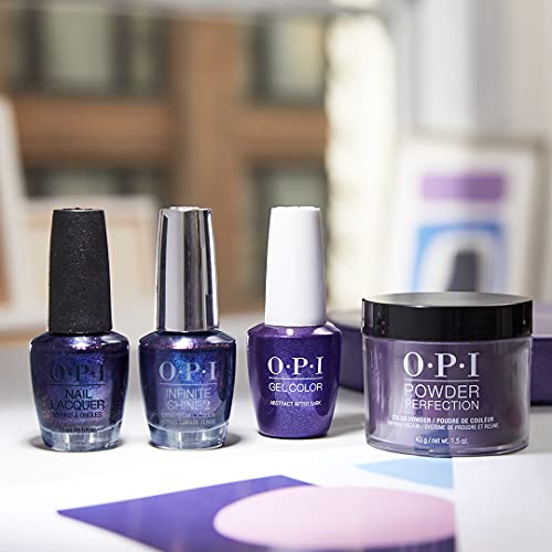 OPI Downtown Infinite Shine Abstract After Dark