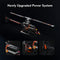 OMPHOBBY M2 EVO RC Helicopter for Adults Dual Brushless Motors Direct Drive 6CH RC Helicopter Remote Controlled Outdoor 3D Remote Control Aeroplane Upgraded Mini Drone BNF (Orange)