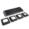 ZENY 43'' Exercise Aerobic Step Platform Adjustable Fitness Stepper with 4 Detachable Risers Fitness Workout Stepper for Home Gym Cardio Strength & Training