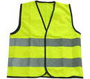 SagaSave 2 Pcs Children's Safety Vest, High Visibility Yellow Reflective Jacket for Kids, Teenagers (40 * 50CM)