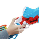 Hasbro NERF DinoSquad - Tricera-Blast Dart Blaster - US Version - TriceraTops Dinosaur Design - Break-Open 3-Dart Loading - 12 Official NERF Darts - Dart Storage - Toys for Kids - F0803 -Ages 8+