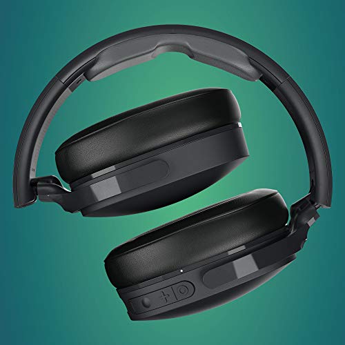 Skullcandy Hesh ANC Wireless Over-Ear Headphones, Active Noise Cancelling, Wireless Charging 22 Hours Battery Life - True Black