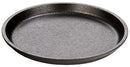 LODGE 17.78 cm / 7 inch Pre-Seasoned Cast Iron Round Serving Griddle, Inoxidable, Black