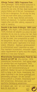 Clinique Broad Spectrum SPF 50 Mineral Sunscreen Fluid for Face for Women 1 oz Sunscreen