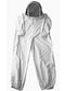 VIVO Professional Large Cotton Full Body Beekeeping Suit with Veil Hood (Bee-V106)