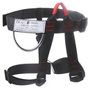 TRIWONDER Climbing Harnesses Protect Waist Safety Harness Wider Half Body Harness for Rock Climbing Tree Climbing Fire Rescue Expanding Training Rappelling Mountaineering (Black)