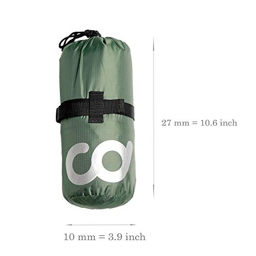 CyclingDeal Bike Cover for Outdoor Bicycle Storage - 1 (L) Bike - Heavy Duty 190T Polyester Material, Waterproof Weather Conditions for Mountain, Electric & Road Bikes, Dust Protection