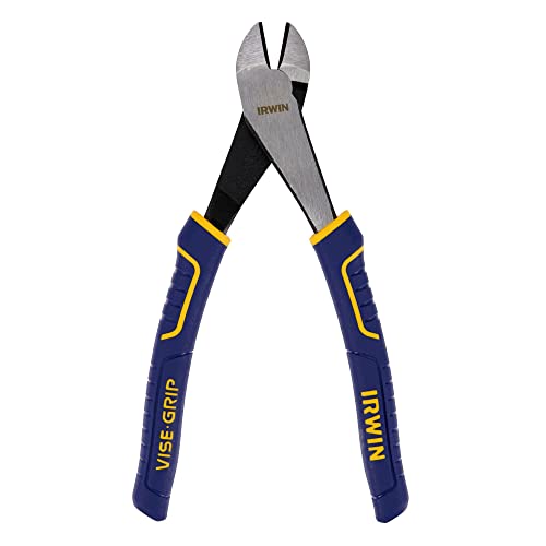 IRWIN VISE-GRIP Diagonal Cutting Pliers, 8", 2078308