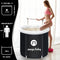 Cold Plunge Tub Outdoor Ice Bath Tub for Athletes with Cover, Portable Inflatable Bathtub for Hot Bath Ice Bath, 92.4 Gallons Large Bath Tub Adult Soaking Tub
