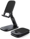 Lamicall Foldable Phone Stand for Desk - Height Adjustable Cell Phone Holder Portable Cellphone Cradle Desktop Dock for iPhone 15 14 Pro Max, 13 12 Mini 11 XR X 8 7 6 Plus SE, 4-8 Smartphone & Tablet