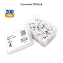 Cable Matters 200-Pack Nail-in Round Cable Clips, Cord Organizer - 7mm