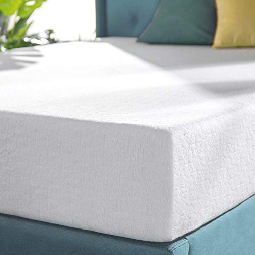 Zinus Single Mattress Standard | 7-Zone Green Tea Pressure Relief Memory Foam Firm Feel for Adult and Kids