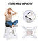 Large Portable Plastic Foldable Chair Outdoor Folding Kids Step Stool Camping Home Adult-White