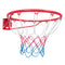 Centra Basketball Hoop Ring Rim Goal Net Toys Children Wall Mounted Outdoor Standard Size Steel 45CM Kids Adults