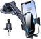 【4-in-1】Miracase Car Phone Holder, Car Phone Mount for Dashboard & Air Vent & Windshield & Desk, Universal Mobile Phone Holder for Car Compatible with iPhone 14 Pro Max 13 12 11 XR XS Samsung and More