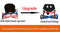 Hoverboard seat attachment, hoverboard go kart for adults & kids, accessories to transform hoverboard into go cart, hover carts for self balancing scooter with off-road tire and shock absorber, blue