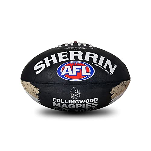 Sherrin AFL Collingwood Magpies Song Ball