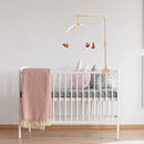 Crib Mobile Holder Arm | Wooden Nursery Mobile Arm,Rotated Baby Mobile for Crib with Hanging Holes for Children Room, Bedroom, Baby’s Room for Mothers, Friends,