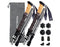 TREKOLOGY Trekking Poles, Hiking Poles, Trekking Poles for Hiking, Nordic Walking Poles, Trek Z-Cork Collapsible Walking Stick, Trekking Poles Kids, Folding Walking Stick Trekking Poles Ultra Light