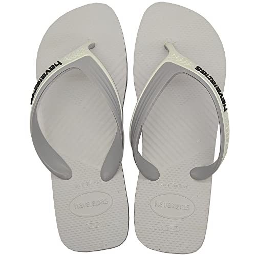 Havaianas Men's Casual 2.0 Flip-Flop, White Ice Grey, 4/6 US