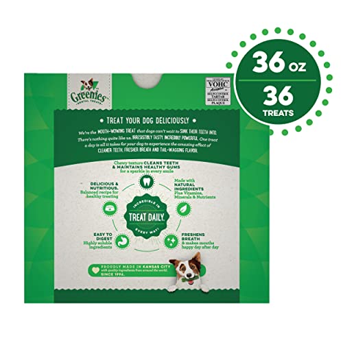 Greenies Original Flavour Dental Treat for Regular Breed Dogs, 1 kg