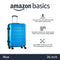 Amazon Basics Hardside Spinner, Carry-On, Expandable Suitcase Luggage with Wheels, Blue, 68 cm, Spinner