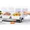 Progress EK2610P Cordless Hot Plate, Large Food Warming Tray, Plate Warmer, Portable Buffet Server Tray, 1200 W, Non-Slip Feet, 15 Minute Charge Time, Keeps Meals Warm for Up to 60 Minutes