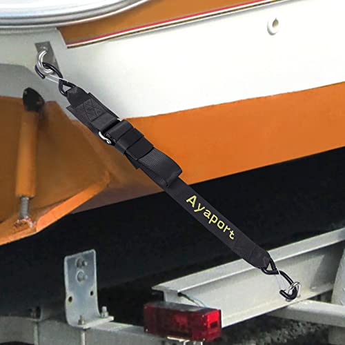 Ayaport Boat Trailer Transom Tie down Straps for Boat Jet Ski Kayak Canoe 4  Feet