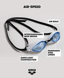 ARENA Air Speed Air-Speed Swimming Goggle, 101/ Clear/Clear