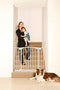 Dreambaby Chelsea Xtra-Wide Hallway Auto-Close Security Gate, White,