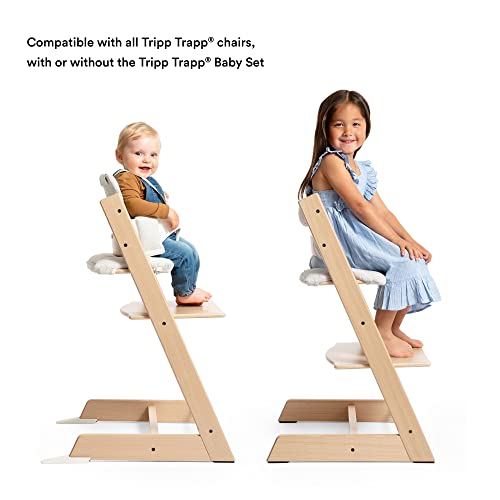 Stokke Tripp Trapp Classic Cushion, Nordic Grey - Pair with Tripp Trapp Chair & High Chair for Support and Comfort - Machine Washable - Fits All Tripp Trapp Chairs