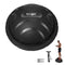 Yes4All Upgraded Premium Half Ball Balance Trainer with Hook, Stability Ball for Exercise, Home Gym Full Body Workouts - Black